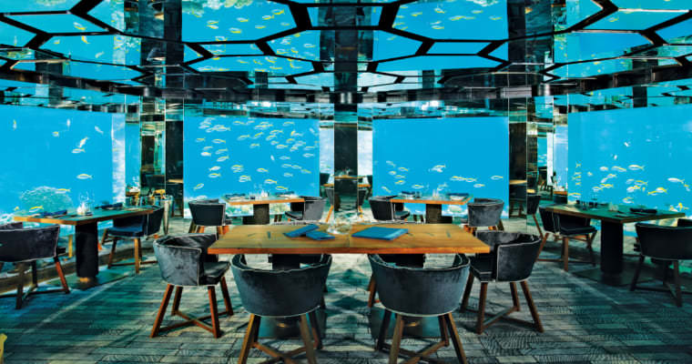 馬爾地夫海底餐廳
